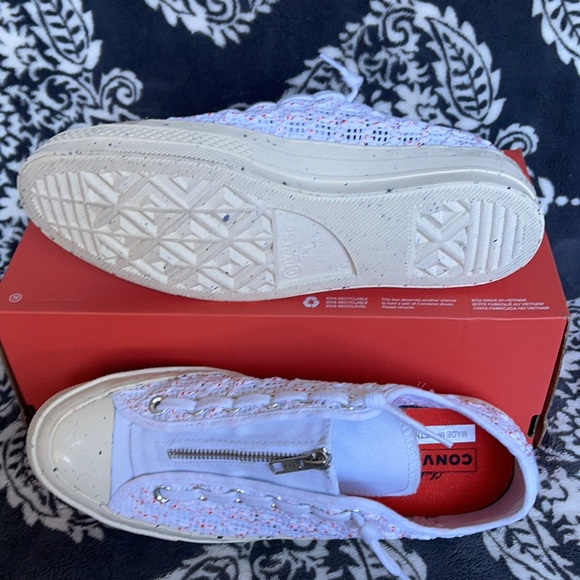 Converse Chuck Taylor 70 OX White/Bright Poppy/Egret WMNS - Picture 4 of 16